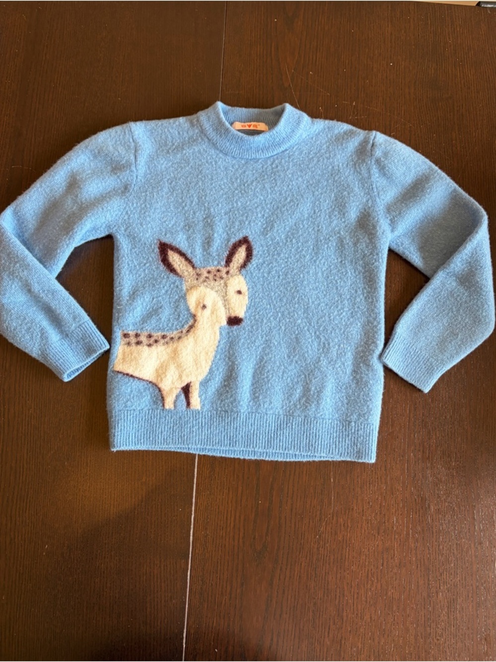 Yalu 100% wool sweater 7/8 youth